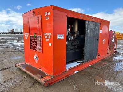 Isuzu 6RB1 150 kW Skid-Mounted Enclosed Zestaw prądotwórczy