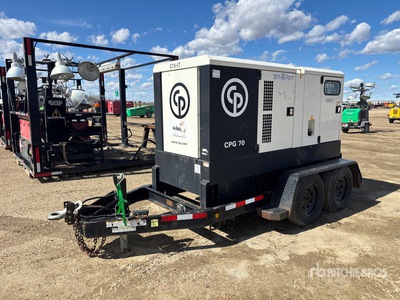 2014 Atlas Copco G70 70 kVA Mobile Generator Set