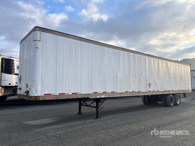 1995 Fruehauf 53 ft x 102 in T/A Semi-remorque fourgon