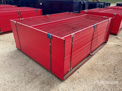 Quantity of (30) Canex 6 ft x 8 ft Powder Coated Bauzaun (Unused)