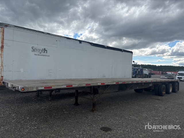 2007 Utility F1832 53 ft Tri/A Flatbed Trailer