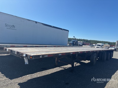 2011 Utility F2068 48 ft Quad/A Flatbed Trailer
