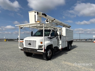 2003 Terex HI Ranger XT 55 55 ft on 2003 Chevrolet c7500 4x2 Bucket Truck