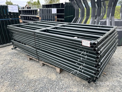 Quantity of (15) 2026 BYT RG08 8 ft x 4 ft Ranch Livestock Gate (Unused)