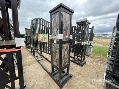 2026 Suihe NFG-20FGP-D 20 ft Steel Driveway Gate (Unused)