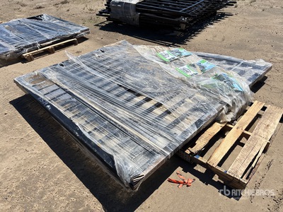 2026 Suihe NG-14T-1 14 ft Steel Bi-Parting Driveway Gate (Unused)