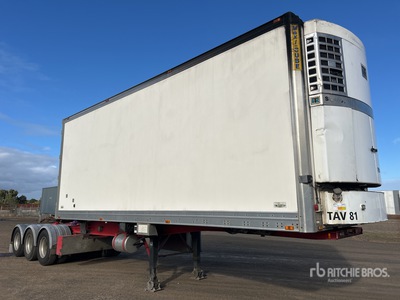 2008 MaxiTrans 7.3 m B-Double Lead Rollback Tri/A Przyczepa chłodnia