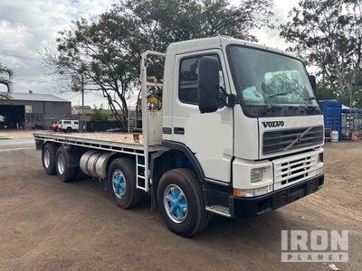2000 Volvo FM300 8x4 Crew Cab Flatbed Truck