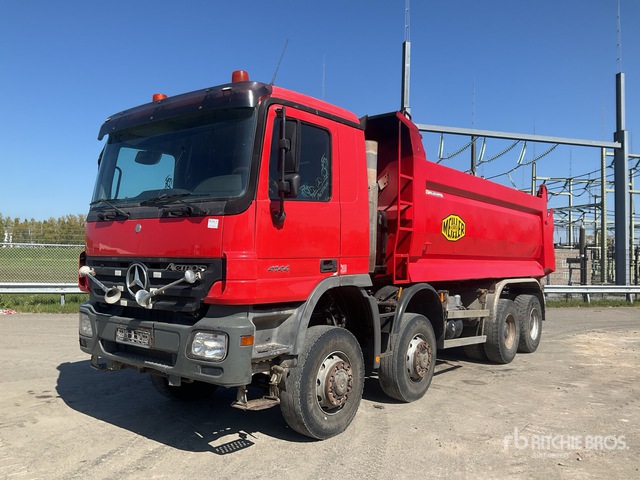 K4144 2006 Mercedes-Benz K4144 8x8 Quad/A Dump Truck | Ritchie Bros. Auctioneers