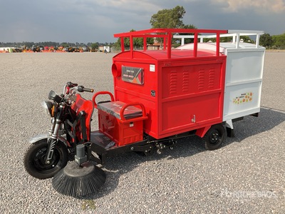 2026 SAAO 2021AAA Electric Barredora de Triciclo Electrico (Sin Usar) / Ride-on Sweeper Trike (Unused)