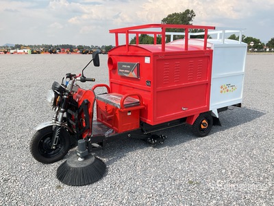 2026 SAAO 2021AA Electric Barredora de Triciclo Electrico (Sin Usar) / Ride-on Sweeper Trike (Unused)