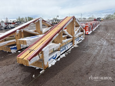 16 Ft x 24 Ft x 40 Ft Pole Barn Package Edificio de almacenaje