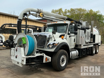 Vac-Con V3LHAE-0 on 2012 International 114SD 6x4 Vacuum Excavator Truck