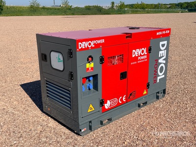 2026 Devol VG-R30 31 kVA Skid-Mounted Groupe électrogène (Unused)