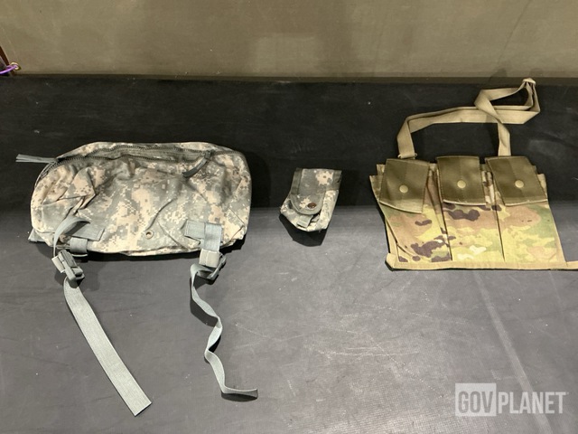 (175) Hand Grenade Pouches, (84) Waist Packs & Assorted Items
