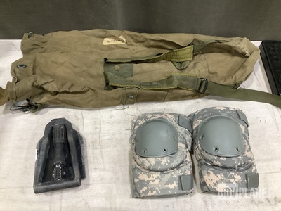 (13) Entrenching Hand Tools, (13) Duffel Bags & Assorted Items