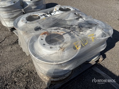 8.25x22.5 Hub Piloted Steel Wheels