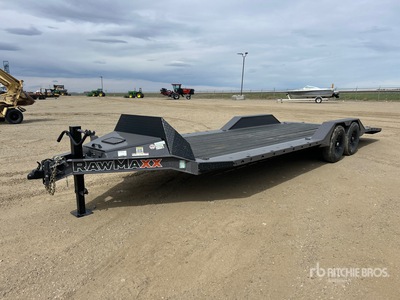 2026 RAWMAXX 24 ft T/A Equipment Trailer