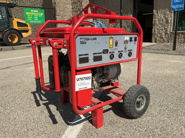 2016 Multiquip GA-3.6HR 3.6 kW Generator Set