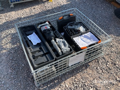 Quantity of (9) 2026 Ashita 98805P-B, 12B01B2 Lote de Herramientas de Impacto (Sin Usar) / Air Impact Wrench Sets (Unused)