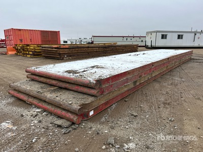 Quantity of (4) 8 ft x 40 ft Rig Tapis