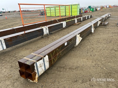 Quantity of (4) 6 in x 6 in .188 HSS