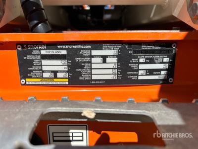 2020 Snorkel S3215L Scissor Lift