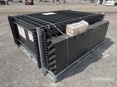Quantity of (32) 2026 SUNTOP S0608 8 ft x 6 ft Powder Coated Clôture (Unused)