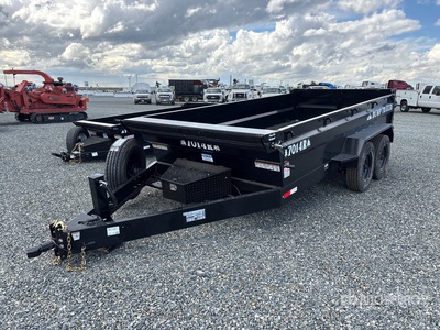 2026 Industrias America 7014R 14 ft T/A Dump Utility Trailer (Unused)