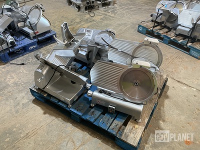 (4) Assorted Meat Slicers