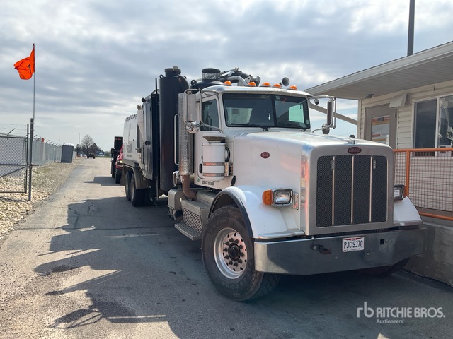X-vac X-10 on 2015 Peterbilt 367 6x4 Vacuum Excavator Truck