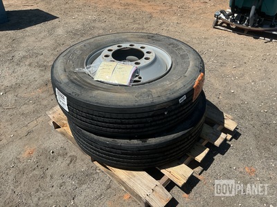(2) General 11-22.5 Tires w/Wheels