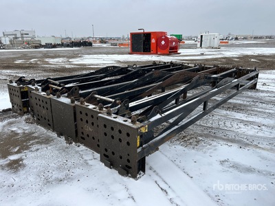 Quantity of (6) Ditch Witch 4020 Drill Rod Baskets Varios