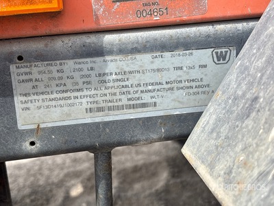 2018 Wanco SLT-4MK8KVL Torre de iluminación