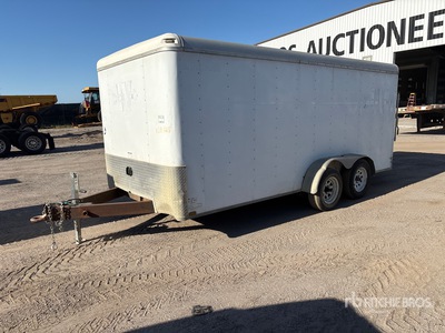 2016 Lark VT716TA 16 ft T/A Remolque Cerrado