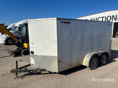 2017 Horton 12 ft T/A Remolque Cerrado