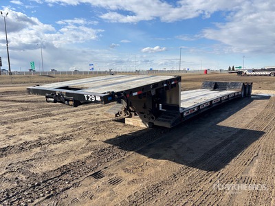 2024 Alpha A80MG-P Tri/A Double Drop Removable Gooseneck Lowboy Trailer