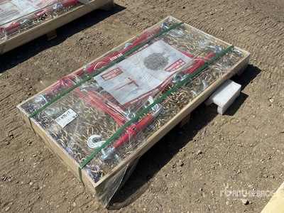 Quantity of (5) 2026 Suihe BC-9200 9200 lb Ratchet Binders & (10) 20 ft Chains (Unused)