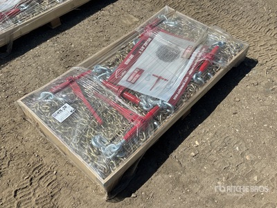 Quantity of (5) 2026 Suihe BC-9200 9200 lb Ratchet Binders & (10) 20 ft Chains (Unused)