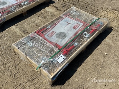 Quantity of (5) 2026 Suihe BC-5400 5400 lb Ratchet Binders & (10) 20 ft Chains (Unused)