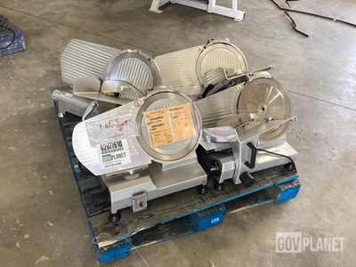 (4) Assorted Meat Slicers