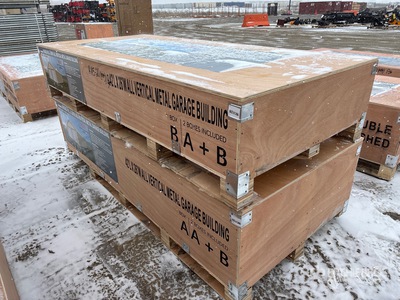 2026 AGR-MS2642 26 ft x 42 ft Metal Garage Bâtiment de stockage (Unused)