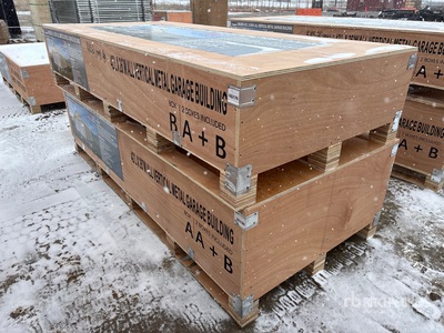 2026 AGR-MS2642 26 ft x 42 ft Metal Garage Bâtiment de stockage (Unused)