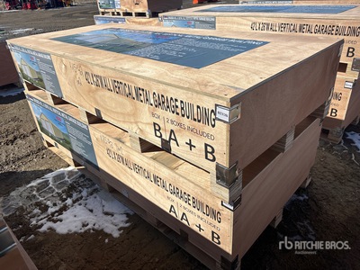 2026 AGR-MS2642 26 ft x 42 ft Metal Garage Storage Building (Unused)