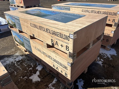 2026 AGR-MS2642 26 ft x 42 ft Metal Garage Storage Building (Unused)