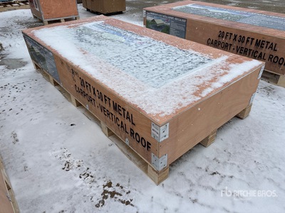 2026 Rhino AGR-MC2030 20 ft x 30 ft Steel Cochera (Unused)