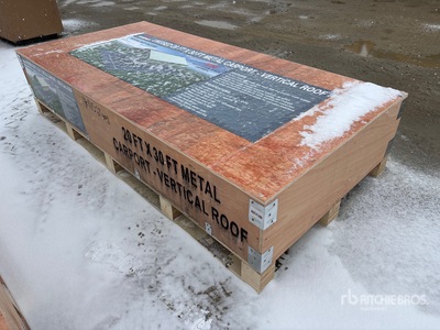 2026 Rhino AGR-MC2030 20 ft x 30 ft Steel Cochera (Unused)