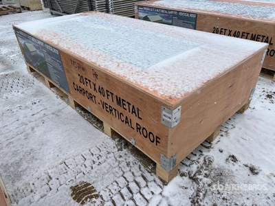 2026 Rhino AGR-MC2040 20 ft x 40 ft Steel Cochera (Unused)