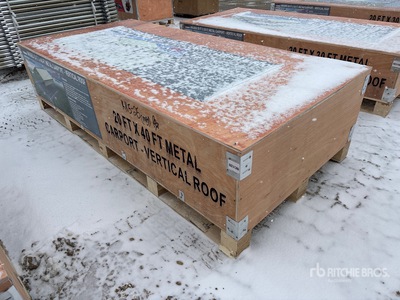 2026 Rhino AGR-MC2040 20 ft x 40 ft Steel Cochera (Unused)