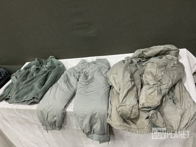 (61) Cold Weather Jackets, (7) Cold Weather Parkas & Assorted Items
